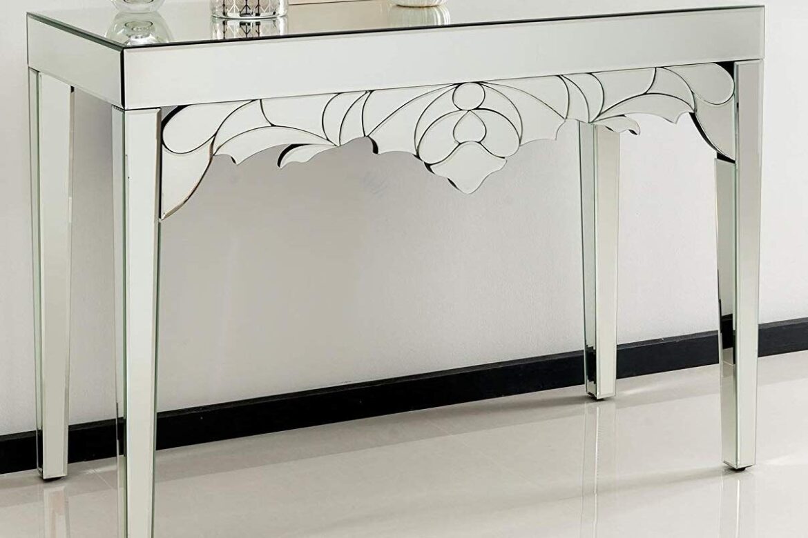Glimpse of Glass Console Tables and Folding Picnic Tables