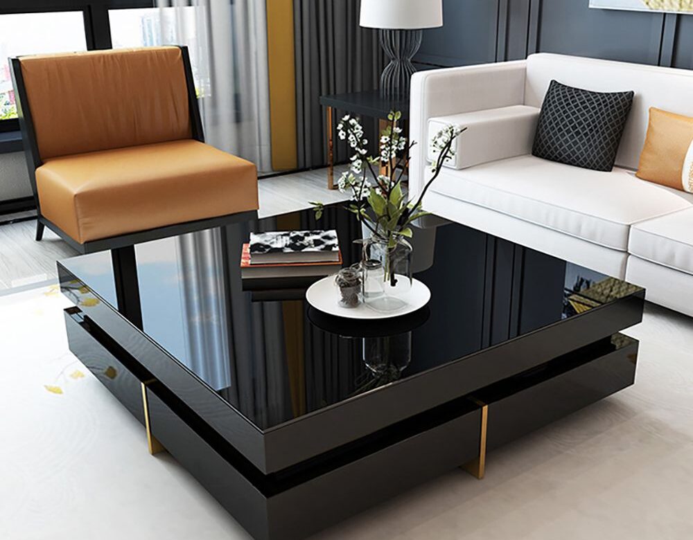 Exploring the Benefits of Black Glass Coffee Tables in Modern Living