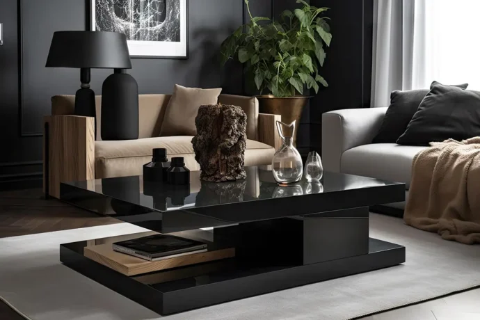 How Black Glass Coffee Tables Can Bring an Aesthetic Touch to Your Home